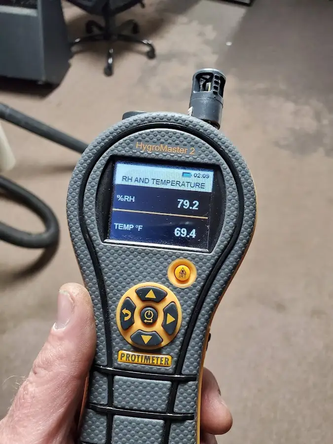 Moisture meter humidity assessment for Fire & Smoke Damage Restoration in Olathe